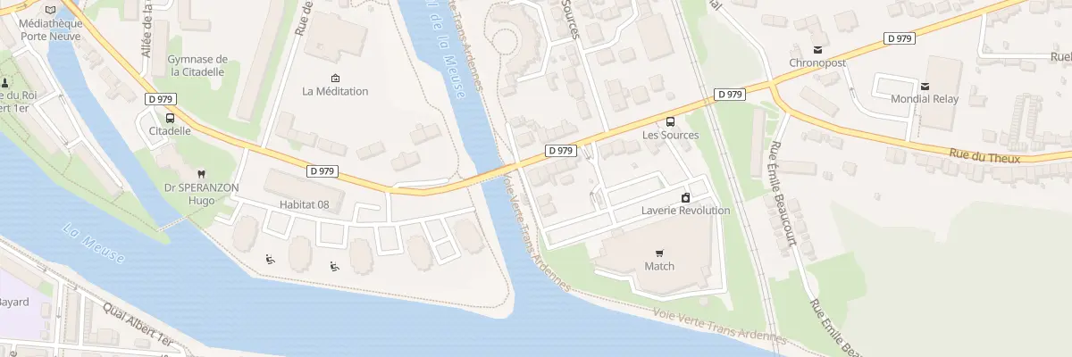 Plan du 1 Rue du Canal de l’Est à Charleville-Mézières