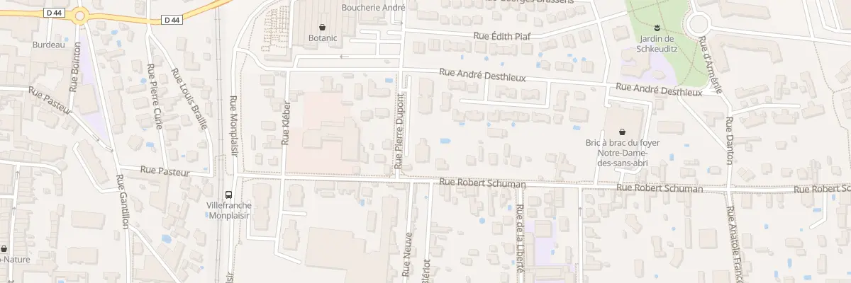 Plan du 239 Rue Robert Schuman à Villefranche-sur-Saône