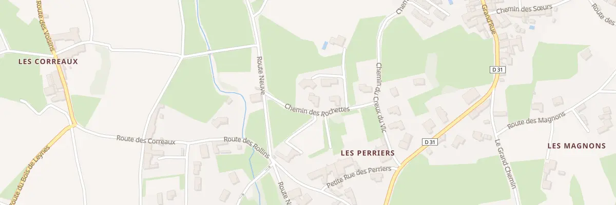 Plan du 122 Che des Rochettes à Leynes