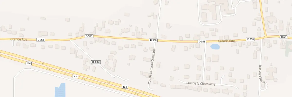 Plan du 51 Gr Grande Rue à Thiéblemont-Farémont