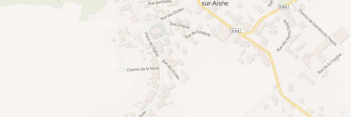 Plan du 3 Rue des Ecoles à Savigny-sur-Aisne