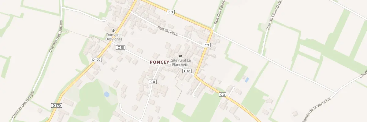 Plan du 32 Rue de la Planchette à Givry
