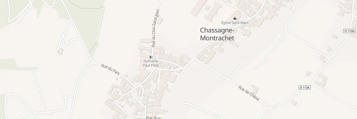 Plan du 1 Rue du Parterre à Chassagne-Montrachet