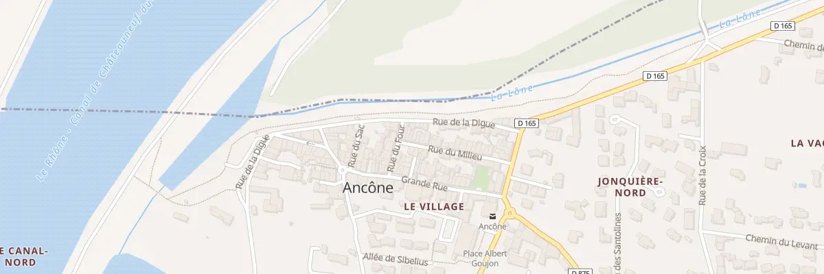 Plan du 5 Rue du Milieu à Ancône