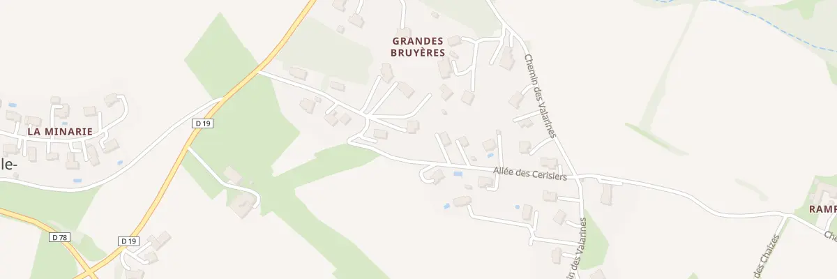 Plan du 161 All des Chataigniers à La Chapelle-Villars
