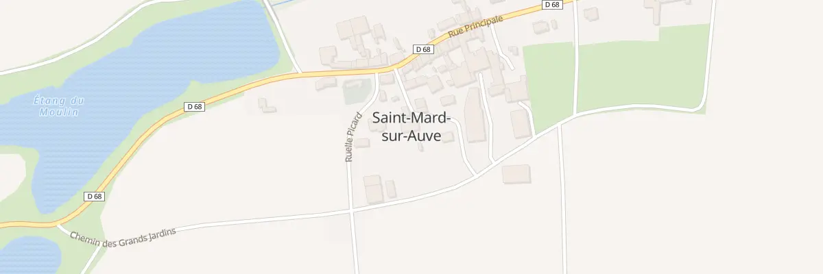 Plan du 4 Rue Saint Medard à Saint-Mard-sur-Auve