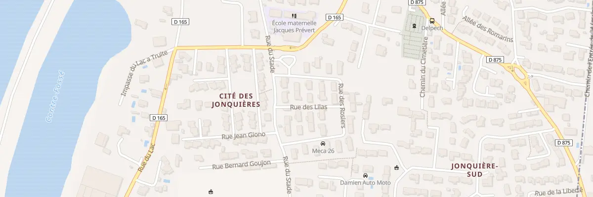 Plan du 1 Rue des Lilas à Ancône