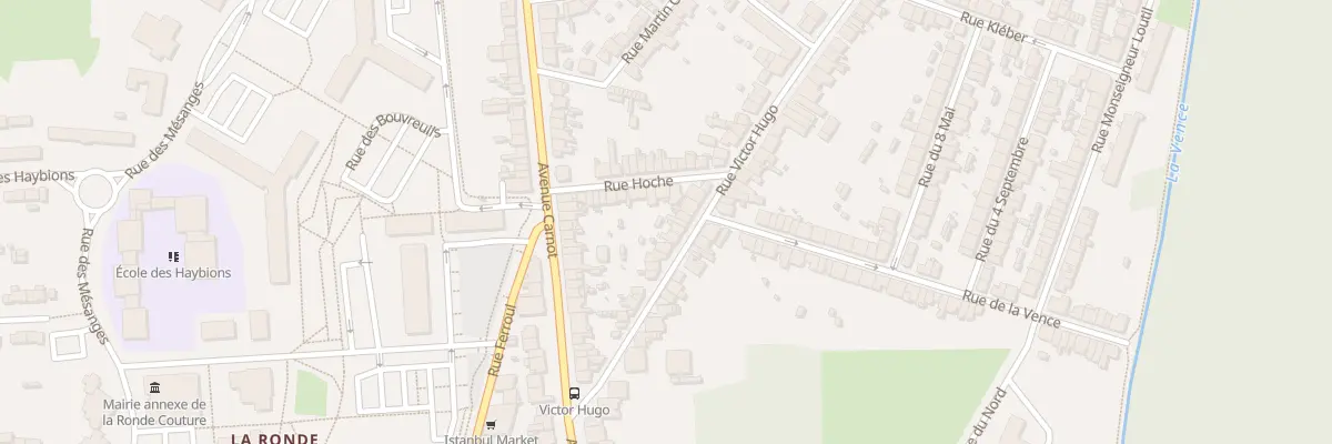 Plan du 100 Rue Victor Hugo à Charleville-Mézières