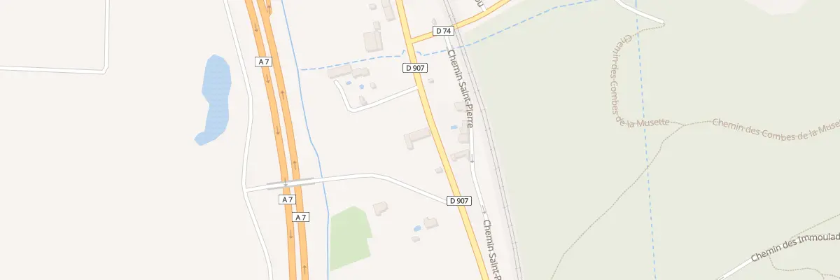Plan du 3207 Rte Nationale 7 à Mornas