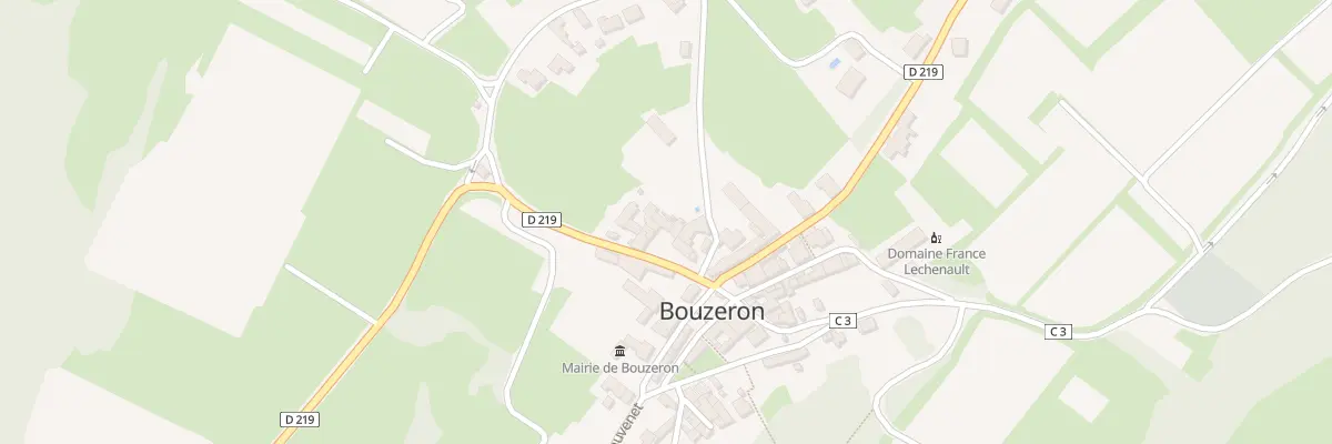 Plan du 14 Rue de la Fontaine à Bouzeron