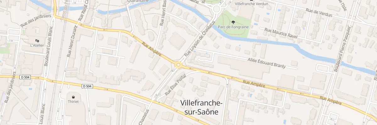 Plan du 48 All Edouard Branly à Villefranche-sur-Saône