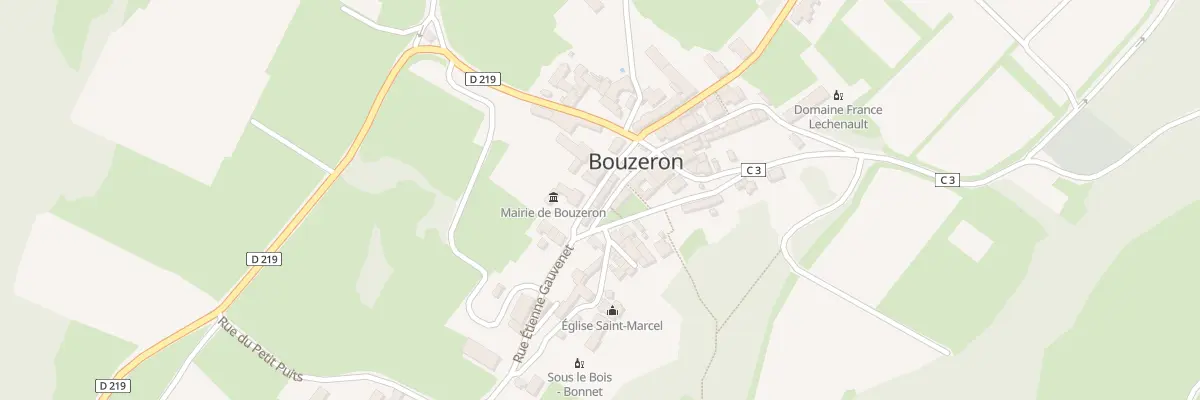 Plan du 6 Rue du Pâtre à Bouzeron