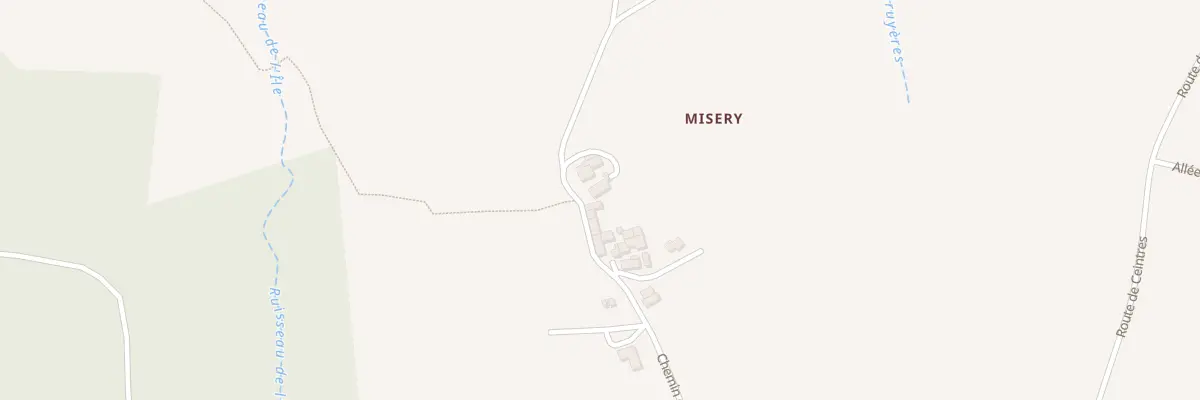 Plan du 5120 Misery à Cheminas