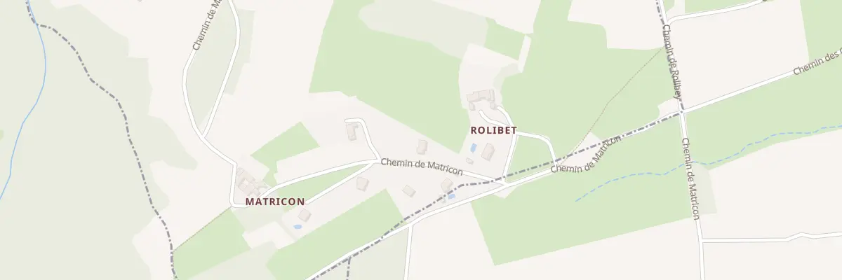 Plan du 5734 Matricon à Malleval