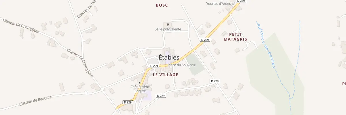 Plan du 150 Rue du Château à Étables