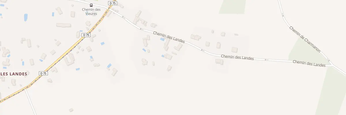 Plan du 20 Che des Landes à Chaponost