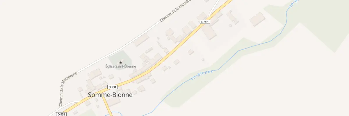 Plan du 14 Rue Principale à Somme-Bionne