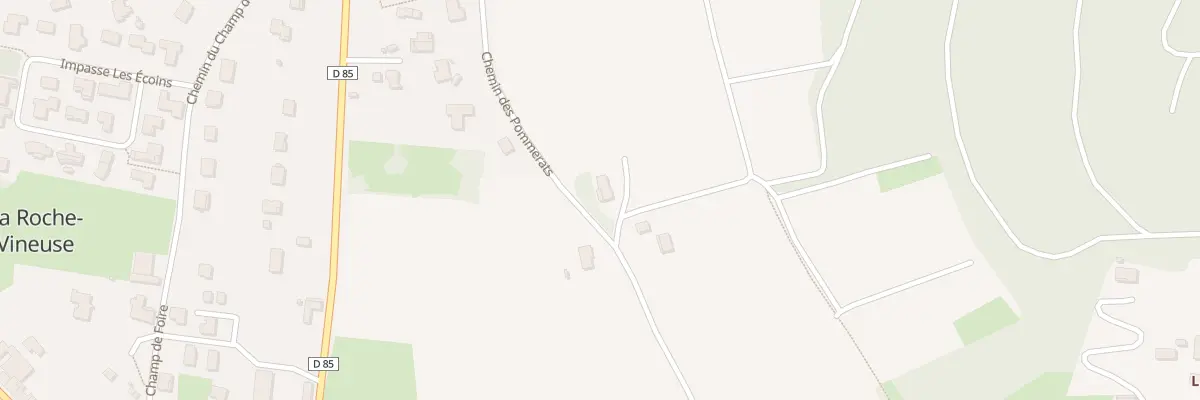 Plan du 590 Che des Pommerats à La Roche-Vineuse