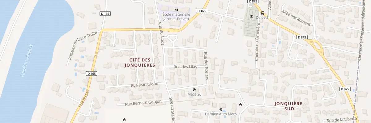 Plan du 10 Cité des Jardins à Ancône