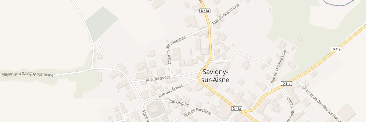 Plan du 10 Pl Mi la Ville à Savigny-sur-Aisne