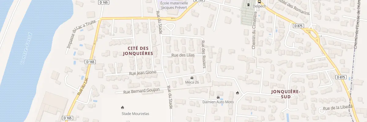 Plan du 6 Rue des Lilas à Ancône