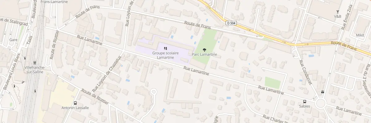 Plan du 355 Rue Lamartine à Villefranche-sur-Saône