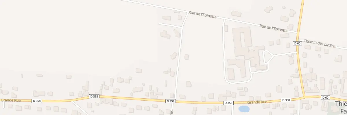 Plan du 1 Rue de la Haute Quemine à Thiéblemont-Farémont