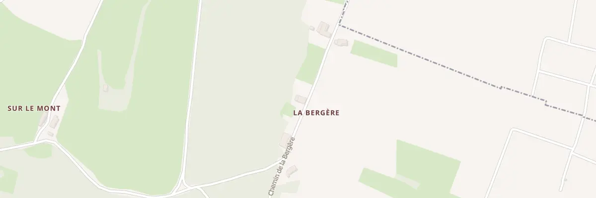 Plan du 5299 La Bergere à Verzé