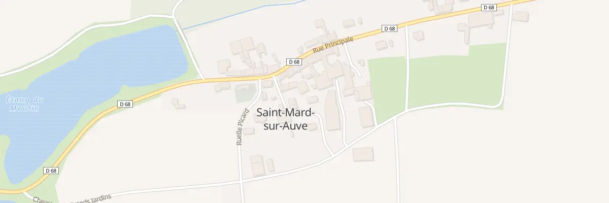 Plan du 3 Rue Saint Medard à Saint-Mard-sur-Auve