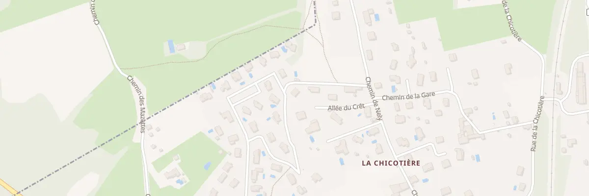 Plan du 5259 La Chicotiere à Dommartin