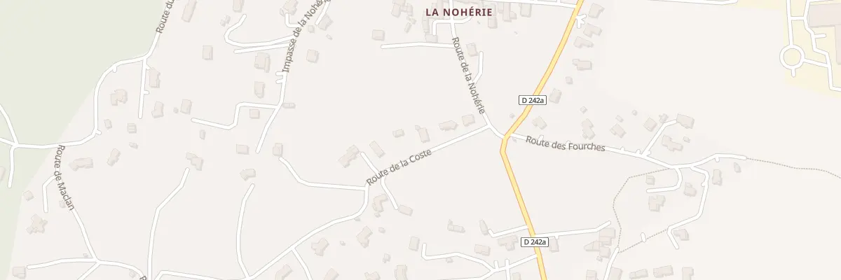 Plan du 5235 Noherie à Peaugres