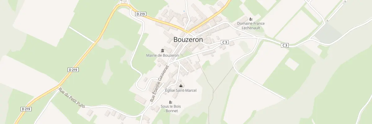 Plan du 2 Rue Camille Sailly à Bouzeron