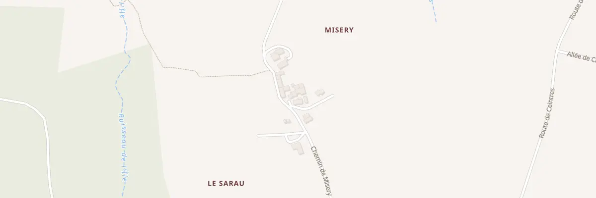 Plan du 800 Che de Misery à Cheminas
