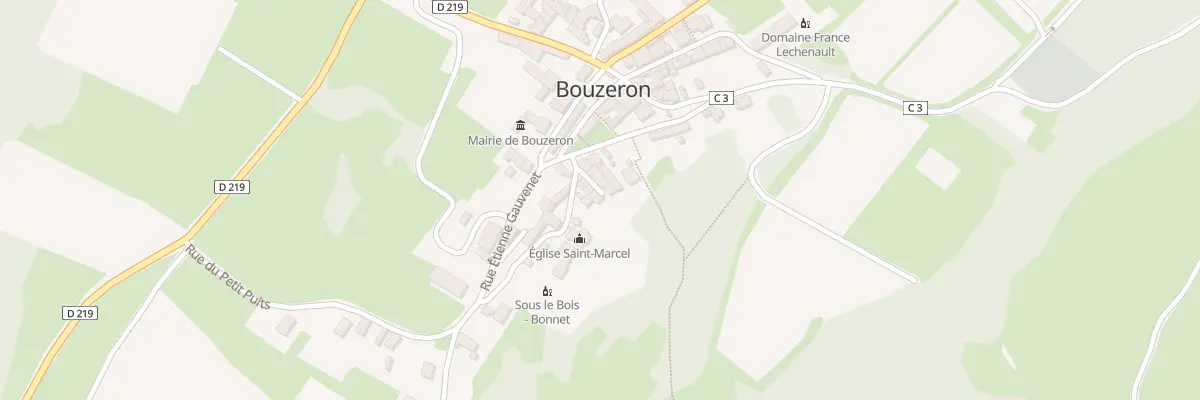 Plan du 5052 Le Bourg à Bouzeron