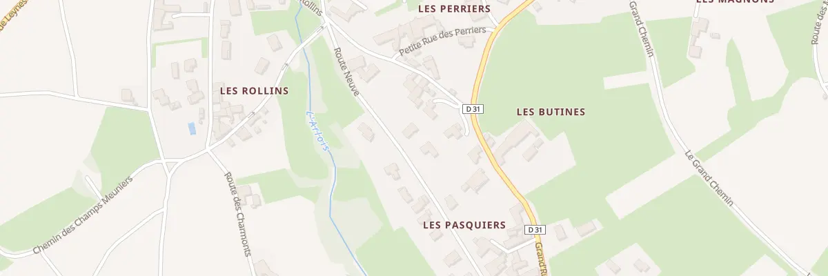 Plan du 288 Rte Neuve à Leynes