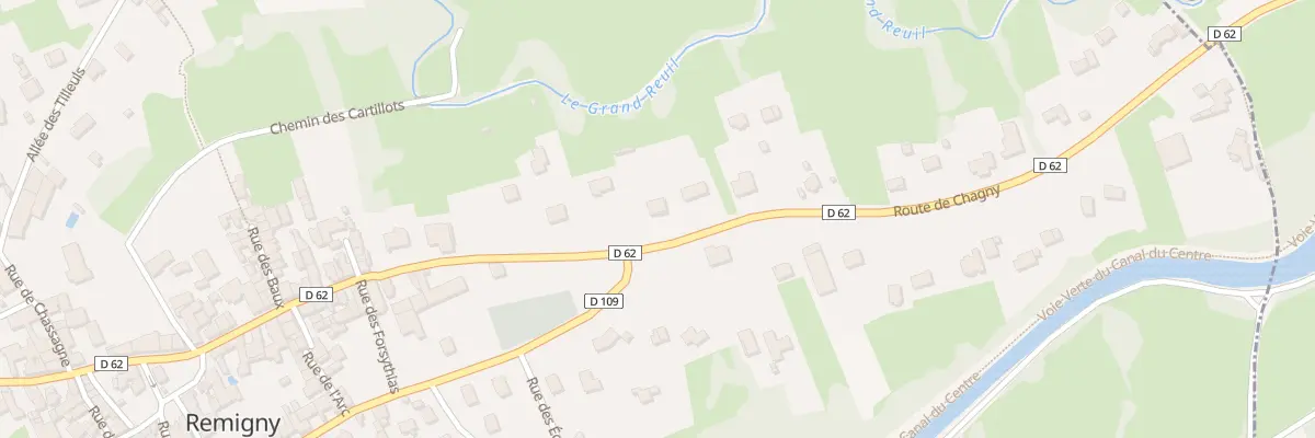 Plan du 30 Rte de Chagny à Remigny