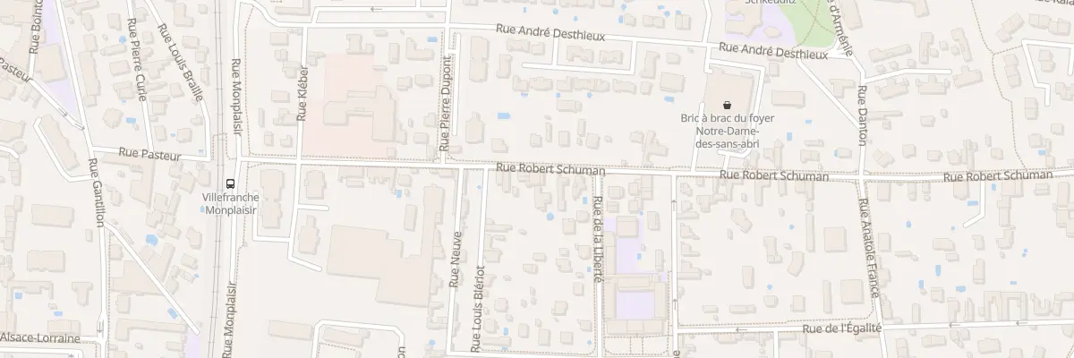 Plan du 286 Rue Robert Schuman à Villefranche-sur-Saône
