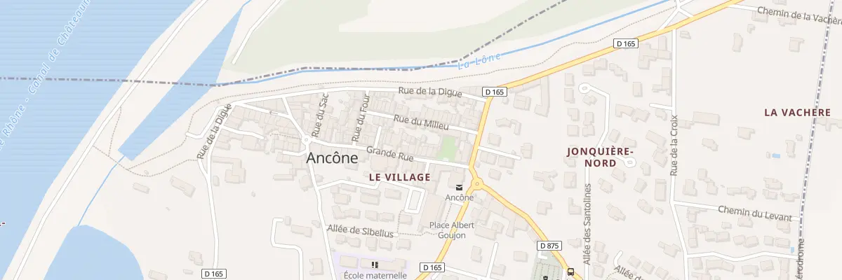 Plan du 47 Gr Grande Rue à Ancône