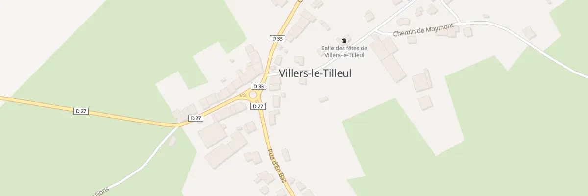 Plan du 12 Place du Village à Villers-le-Tilleul