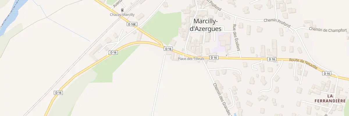 Plan du 82 Rte de Neuville à Marcilly-d’Azergues