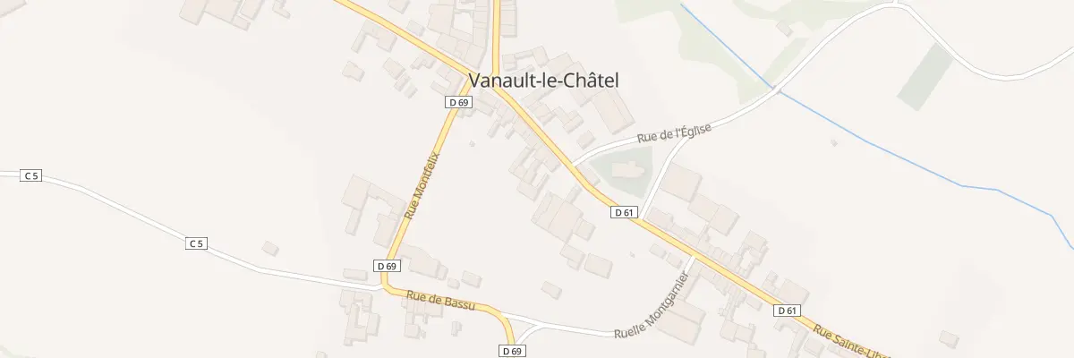 Plan du 8 Rue Sainte Libaire à Vanault-le-Châtel