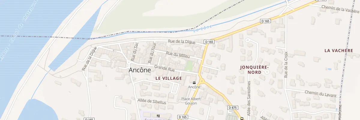 Plan du 10B Rue du Milieu à Ancône