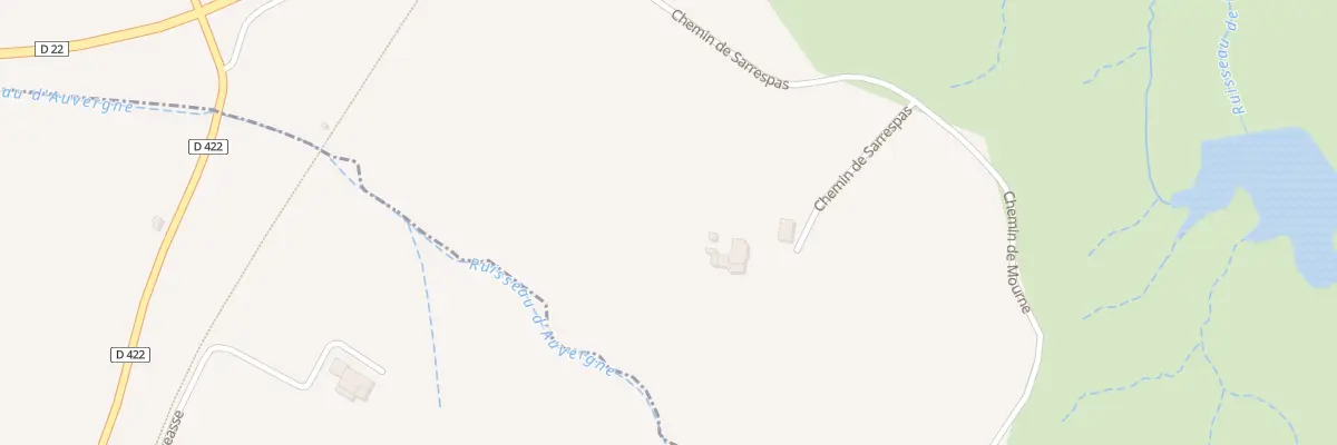 Plan du 5262 Sarrespas à Baix