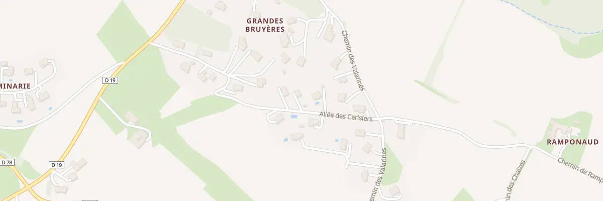 Plan du 128 All des Cerisiers à La Chapelle-Villars