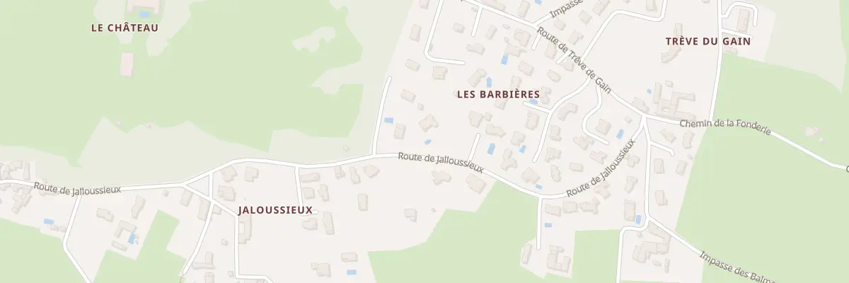 Plan du 705 Rte de Jalloussieux à Orliénas
