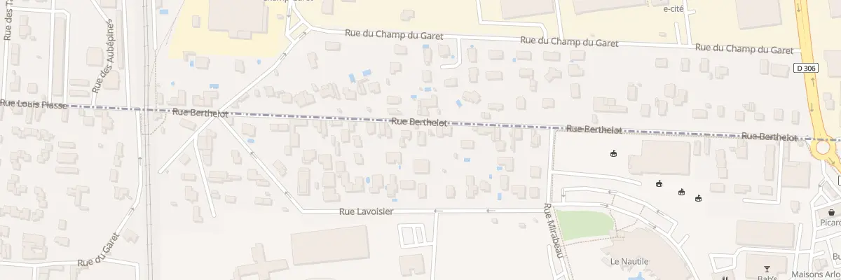 Plan du 322 Rue Berthelot à Villefranche-sur-Saône