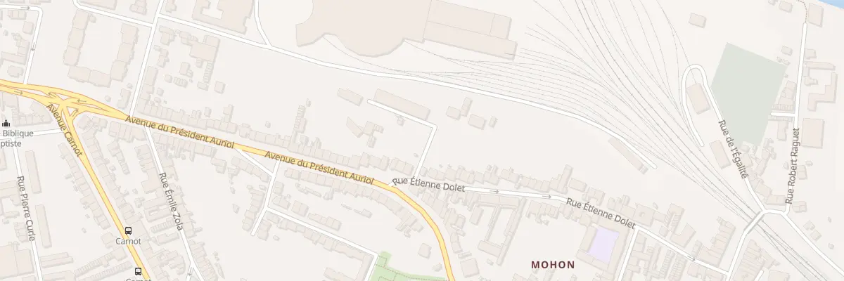 Plan du 76 Rue Etienne Dolet à Charleville-Mézières
