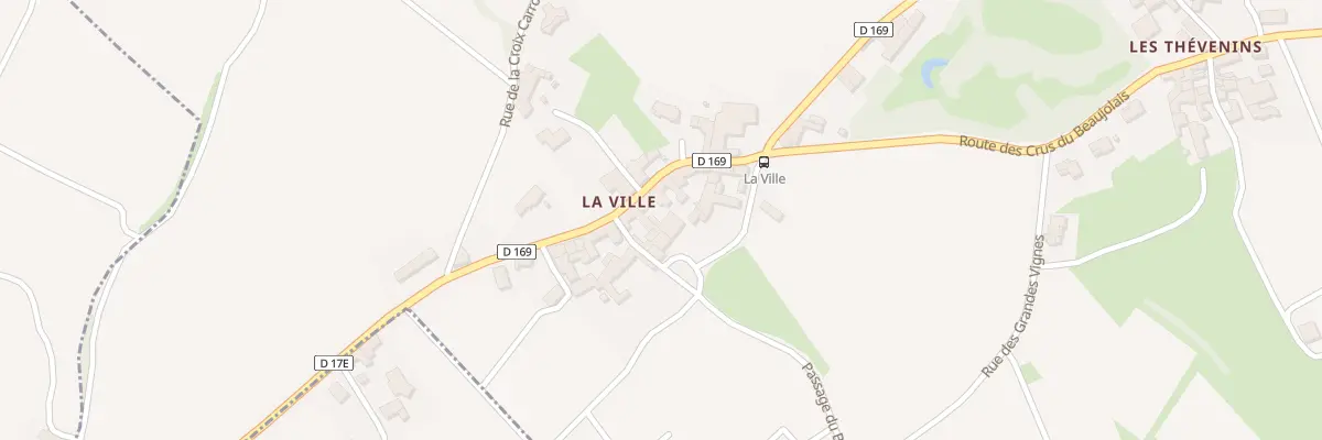 Plan du 1905 Rte des Crus du Beaujolais à Saint-Amour-Bellevue
