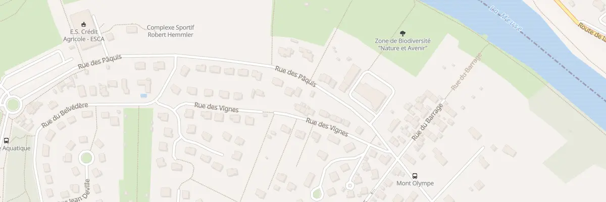 Plan du 87 Rue des Paquis à Charleville-Mézières