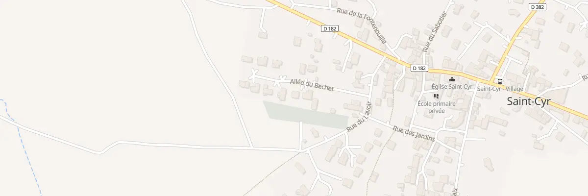 Plan du 11 All du Bechet à Talencieux